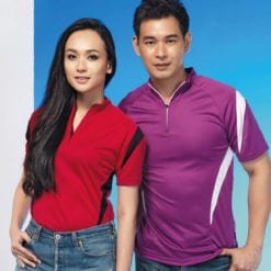 Mandarin Zip Polo