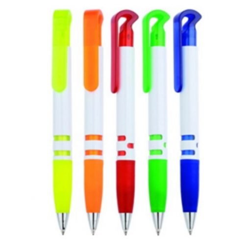 Plastic Ball Pen with Hook (STA0219)