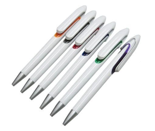 White Barrel Ball Pen (STA0213)