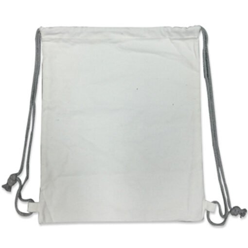 Basic Canvas Drawstring Bag (B0088)