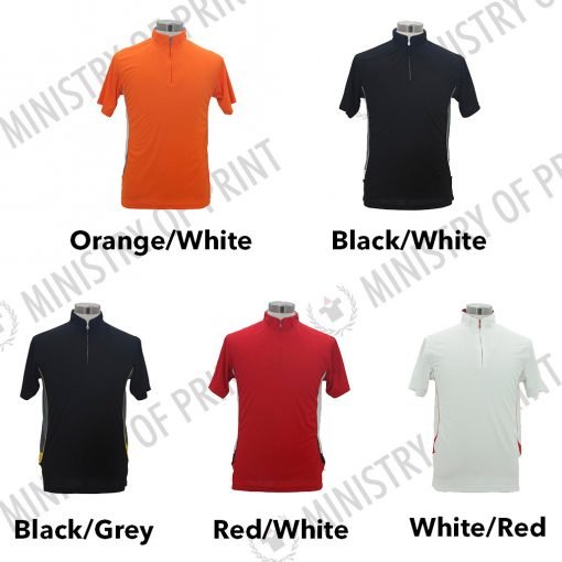 Mandarin Zip Polo (SJ156)