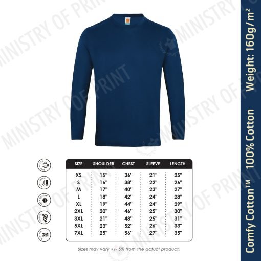 Basic Cotton Long-Sleeves T-shirts (CT54)
