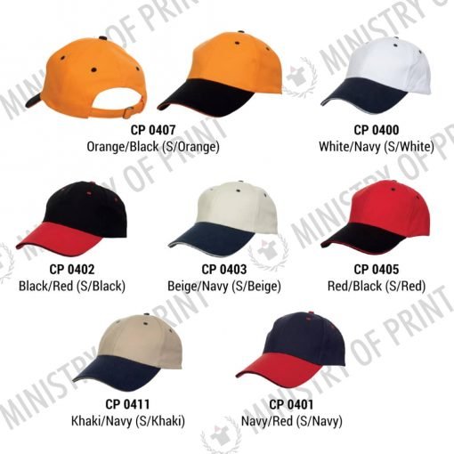 6-panel Baseball Cap (CP04)