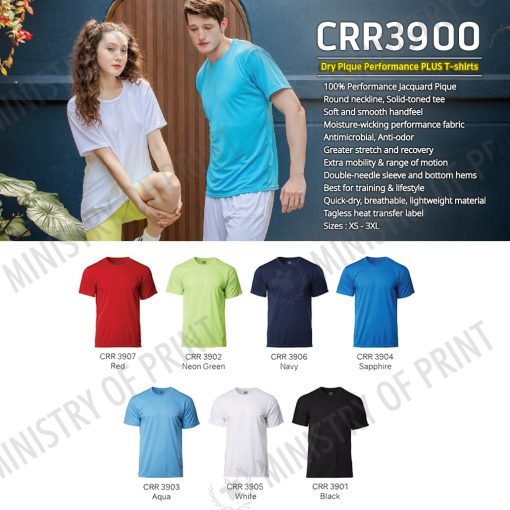 Dry Pique Performance PLUS T-shirts (CRR3900)