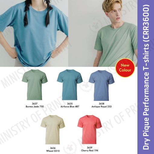 Dry Pique Performance T-shirts (CRR3600)