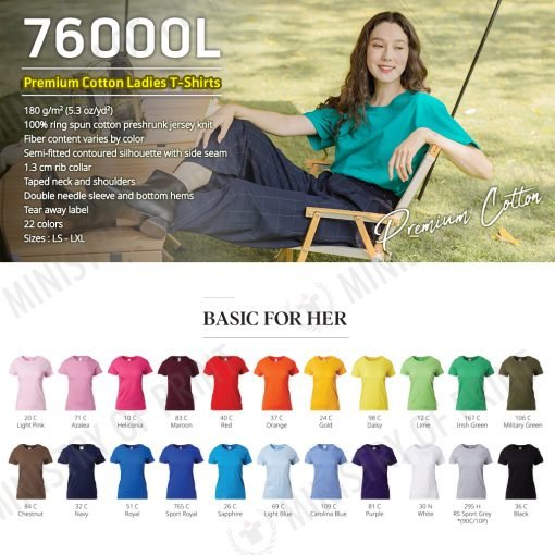 Gildan Premium Cotton Adult T-Shirts (76000)