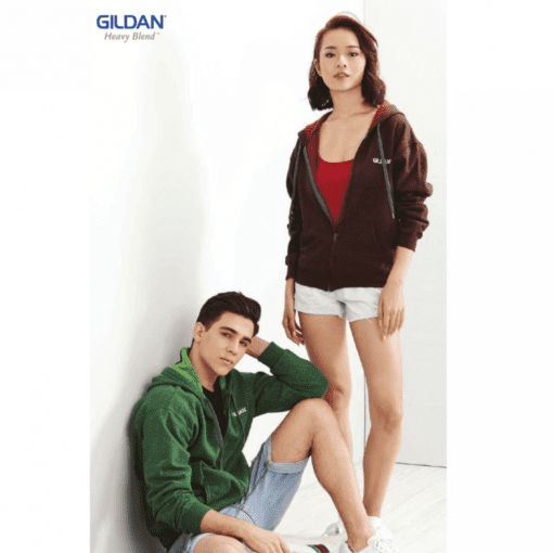Gildan Vintage Full Zip Hooded Sweatshirts (18700)