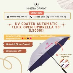 UV Coated Automatic Click Open Umbrella 30" (LS0001)