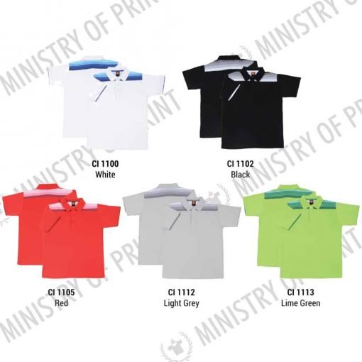 Multi-Tone Cotton Polo T-Shirts (CI11)