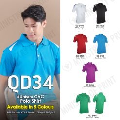 Multi-Tone Dri-Fit Polo T-Shirts (QD34)