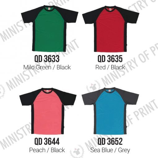 Raglan Dri-Fit T-Shirts (QD36)