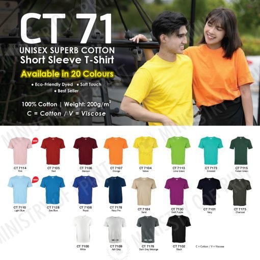 Superb Cotton Round Neck T-Shirts (CT71)