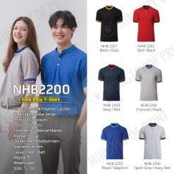 York Polo T-Shirts (NHB2200)