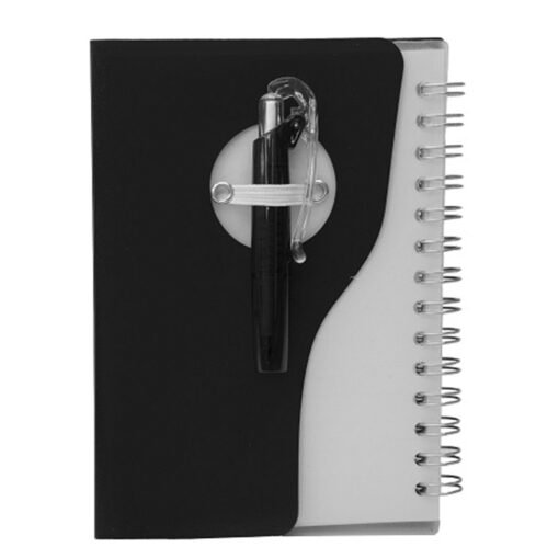 PP Plastic Cover  Notepad Back with Pen (STA0052)