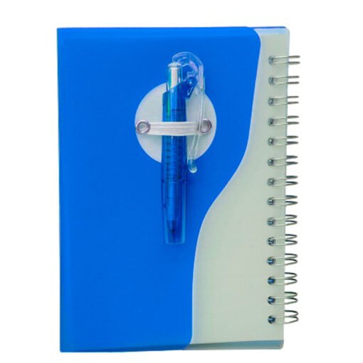 PP Plastic Cover  Notepad Back with Pen (STA0052)