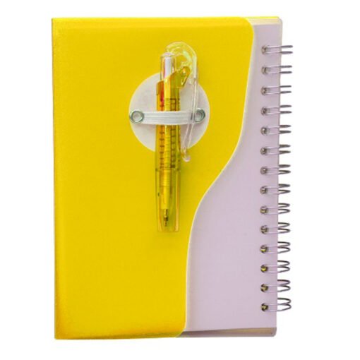 PP Plastic Cover  Notepad Back with Pen (STA0052)