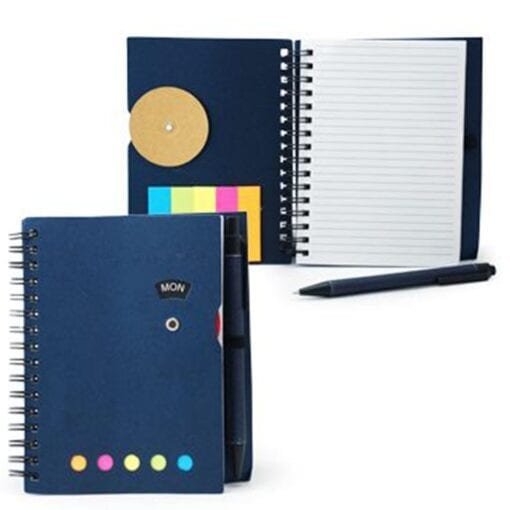 Notebook with Post It Pad and Pen (STA0014)