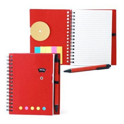 Notebook with Post It Pad and Pen (STA0014)