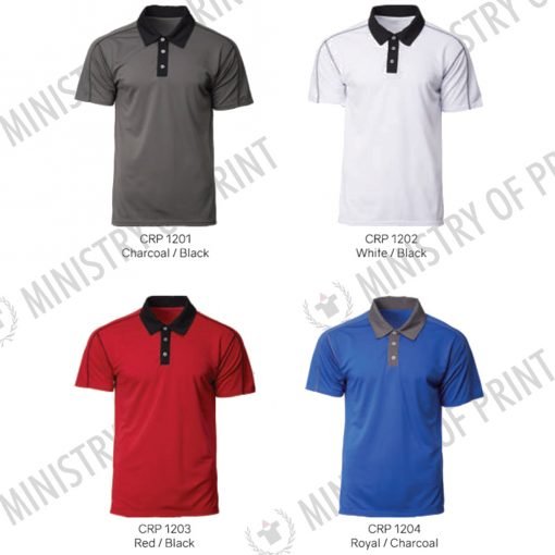 Optic 2 Tone Polo (CRP1200)