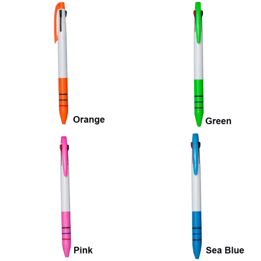 Plastic Multi-Colour Ball Pen (LS0012)