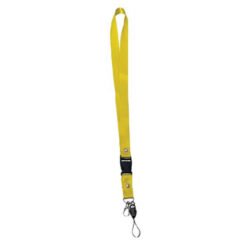 Lanyard with Staple & Metal Hook, Safety Clip & Handphone Clip (L0003)