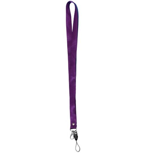 Lanyard with Staple & Metal Hook & Handphone Clip (L0004)