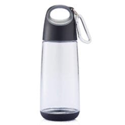 BOPP Mini Transparent Bottle with Carabiner 350ML (DW0039)