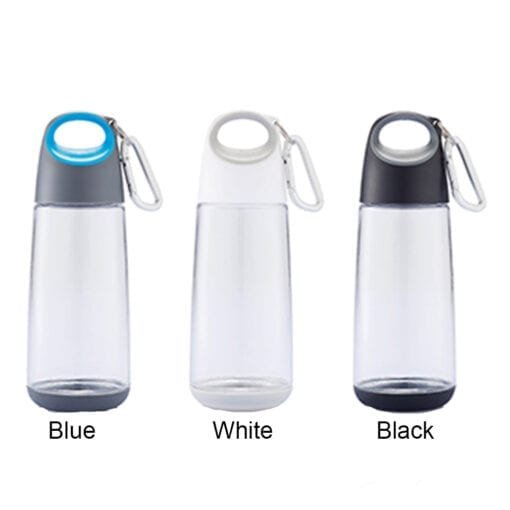 BOPP Mini Transparent Bottle with Carabiner 350ML (DW0039)