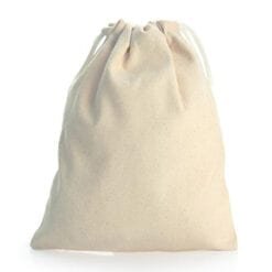 Large Drawstring Canvas Pouch (B0036)