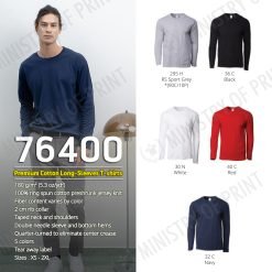 Gildan Premium Cotton Long-Sleeves T-shirts (76400)
