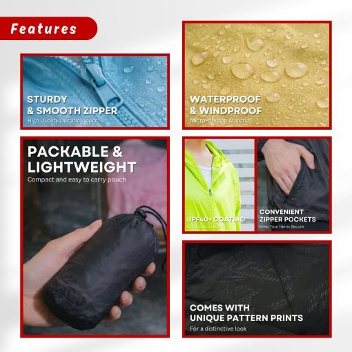 Lightweight Microfiber Jacket (In-A-Bag) (AKJ01)