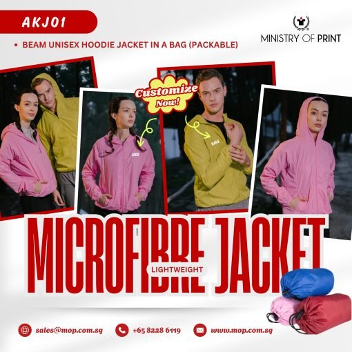 Lightweight Microfiber Jacket (In-A-Bag) (AKJ01)