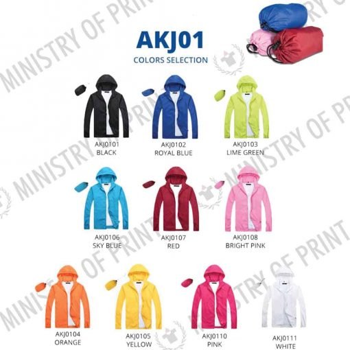 Lightweight Microfiber Jacket (In-A-Bag) (AKJ01)
