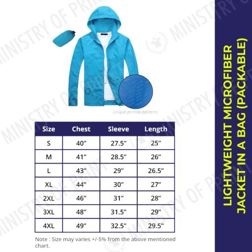 Lightweight Microfiber Jacket (In-A-Bag) (AKJ01)