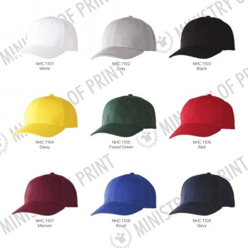 6-panel Baseball Cap (NHC1100)