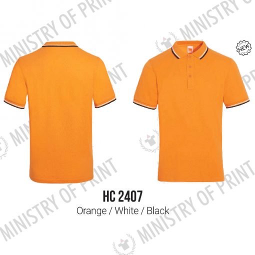 Multi-Tone Cotton Polo T-Shirts (HC24)