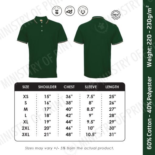 Multi-Tone Cotton Polo T-Shirts (HC24)