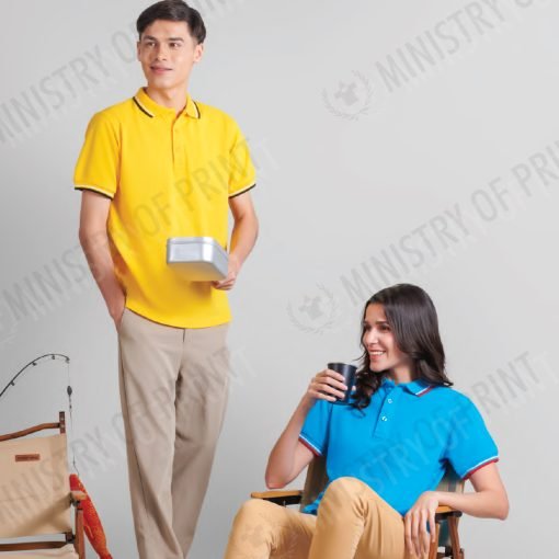 Multi-Tone Cotton Polo T-Shirts (HC24)