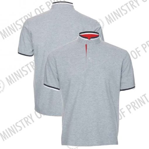Multi-Tone Mandarin Polo T-Shirts (HC23)