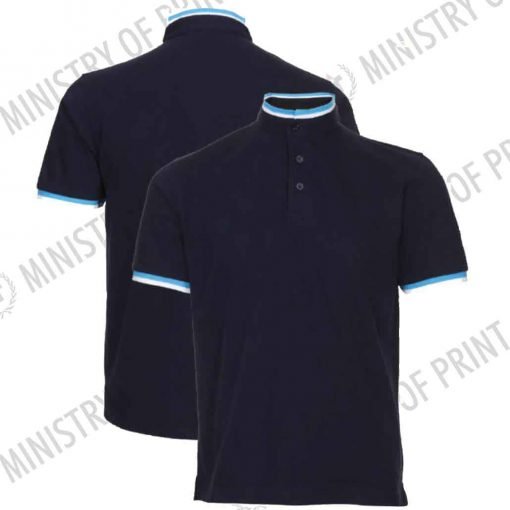Multi-Tone Mandarin Polo T-Shirts (HC23)