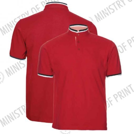 Multi-Tone Mandarin Polo T-Shirts (HC23)