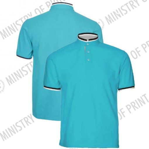 Multi-Tone Mandarin Polo T-Shirts (HC23)