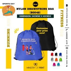 Nylon Drawstring Bag (B0042)