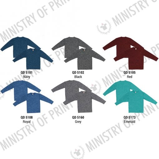 Interlock Mesh Long-Sleeve Dri-Fit T-Shirts (QD51)