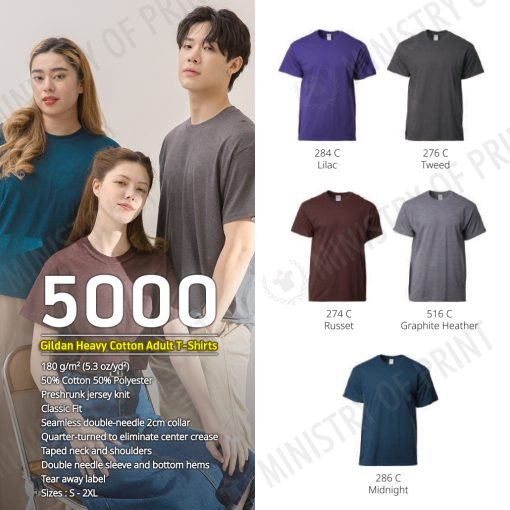 Gildan Heavy Cotton Adult T-Shirts (5000)