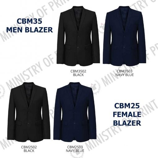 BEAM Premium 2-Button Fitted Blazer (CBM35)