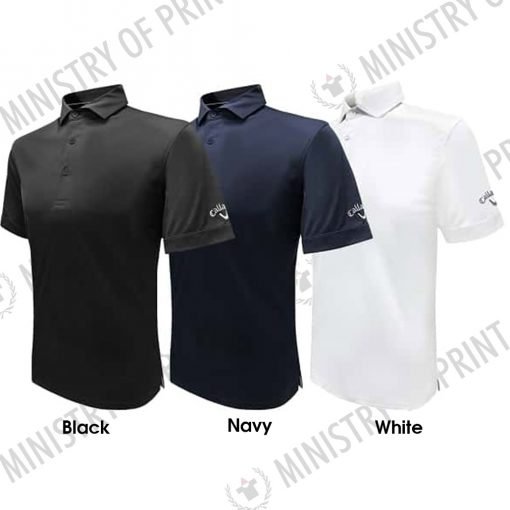 Callaway Solid Interlock Polo T-Shirts (ATBS011)