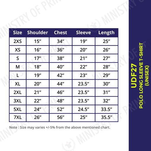 Dri-Fit Long-Sleeve Polo T-Shirts (UDF27)