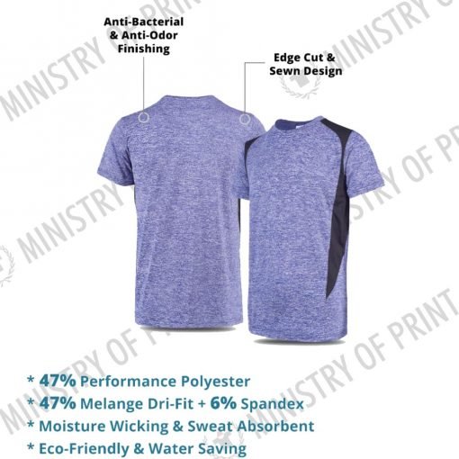 Edge Anti-Odor Heather Dri-Fit T-Shirt (UDF17)
