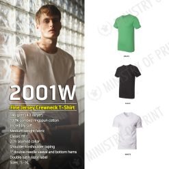 Fine Jersey Crewneck T-Shirt (2001W)